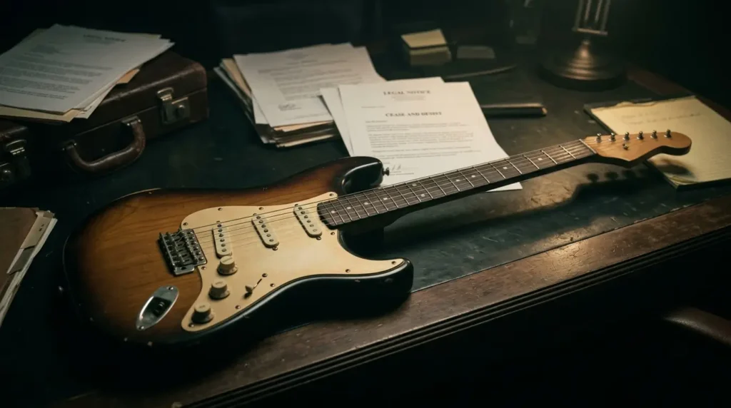 Voiko Stratocasterin muodon omistaa? Fenderin kirjeet kuumentavat kitaramaailmaa